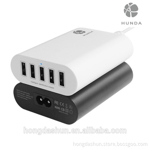 50w 5 port smart charger for mobile phone custom usb phone charger